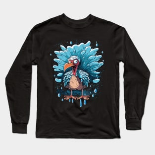 Cold Turkey Funny Pun Gift Funny Joke Gift Funny Pun Long Sleeve T-Shirt